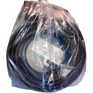 Flexiduct Lay-Flat AC Power Extension Cord 7 Foot Brown 12EF3